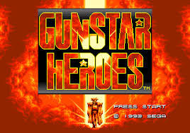 gunstar heroes title screen.