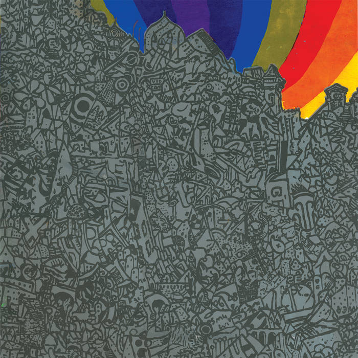 album cover of wonderful rainbow by lightning bolt